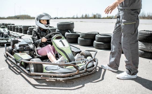 become a race car driver by starting in go-karts