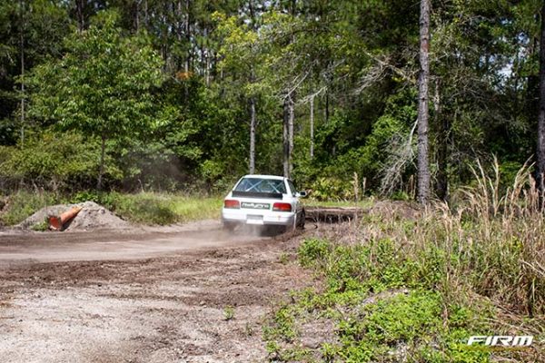 rally driving at the firm