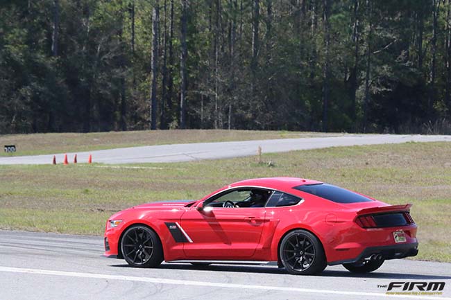 Why am I so slow? Photo of a mustang on The FIRM race track