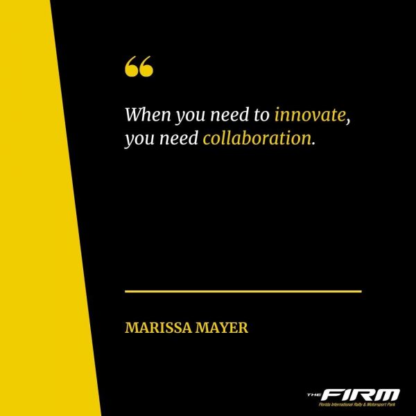 Collaboration breeds innovation - inspiring team building quote